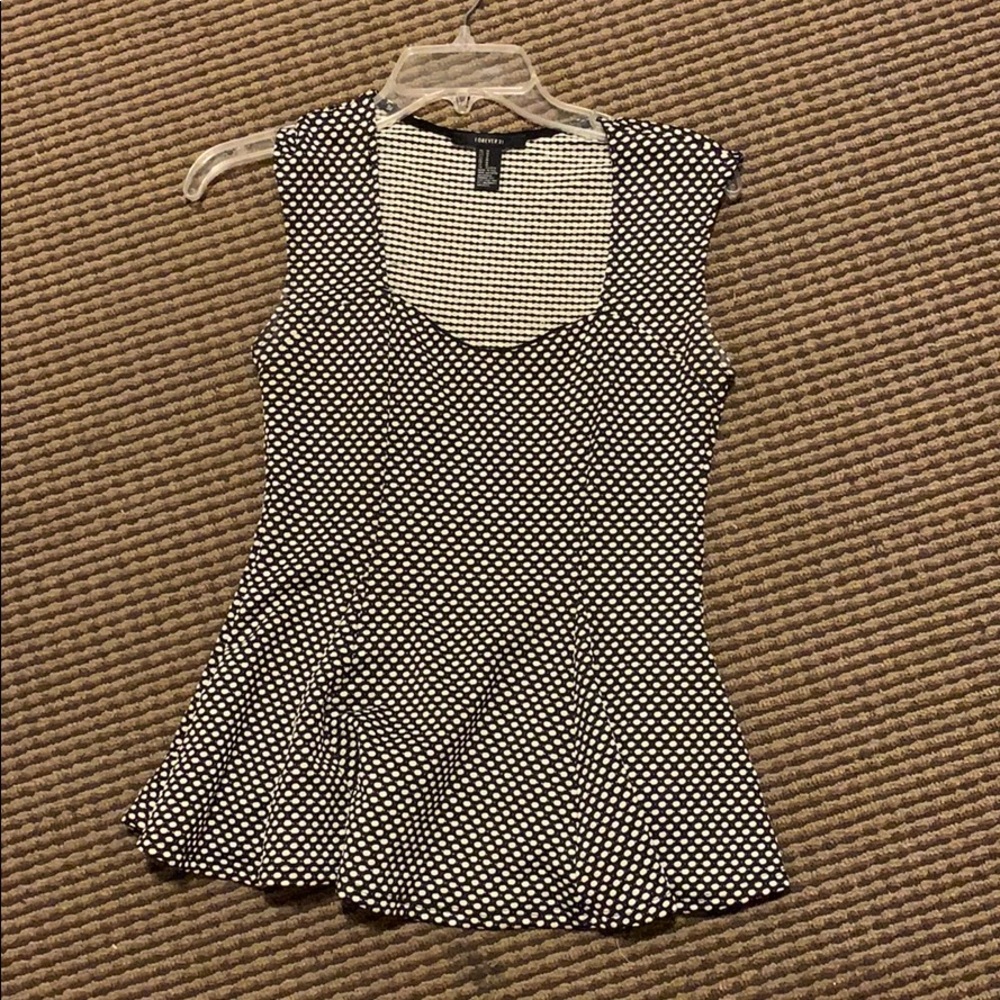 Peplum top from Forever 21
